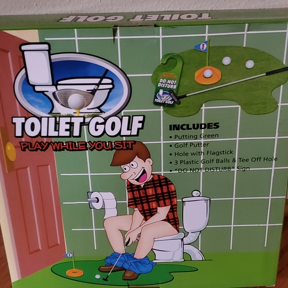 Gag Gift - Toilet Golf - Picture 1 of 3